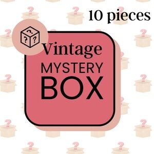 Vintage mystery box, 10 pieces